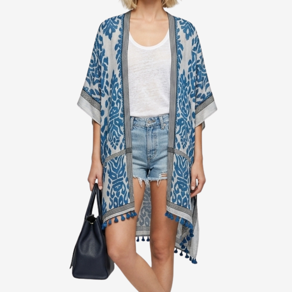 Coutivo - Kimono Femme Été Léger Respirant Plage Viscose Confort