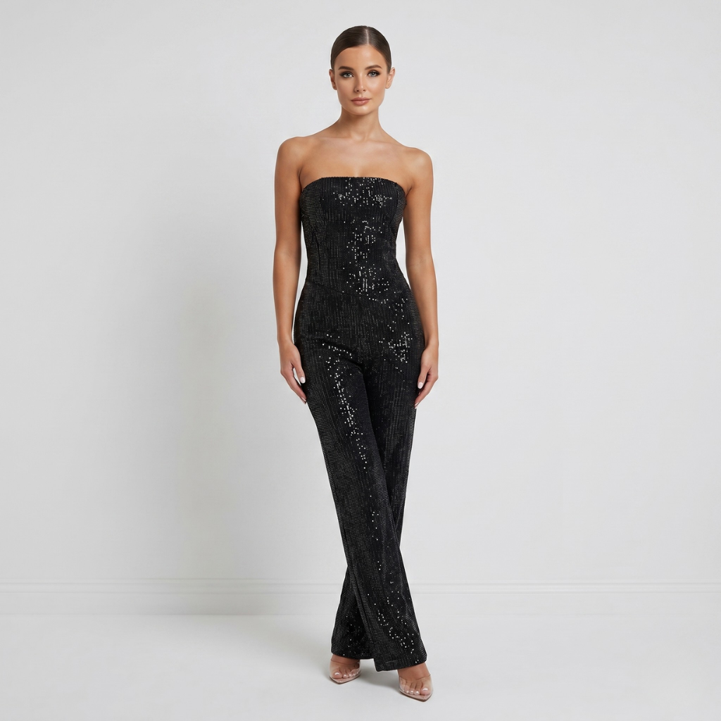 Coutivo - Combinaison Femme Classique Minimaliste Silhouette Raffinée