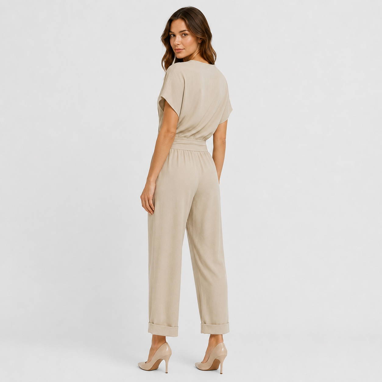 Coutivo - Ensemble Femme Deux Pièces Coupe Fluide Col Croisé Élégance Confort Quotidien