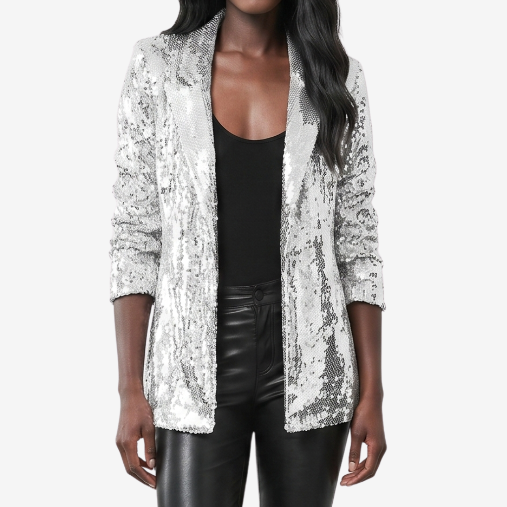 Coutivo - Veste Femme Brillante Paillettes Tenue Soirée Chic