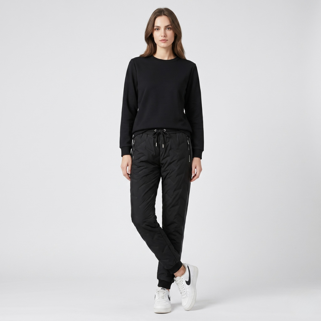 Coutivo - Pantalon Femme Fleece Doublé Imperméable Chaleur Hiver