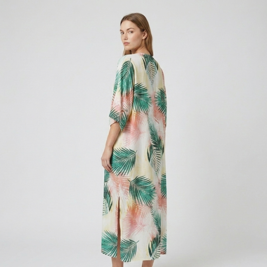 Coutivo - Kimono Plage Femme Viscose Douce Style Classique Raffiné
