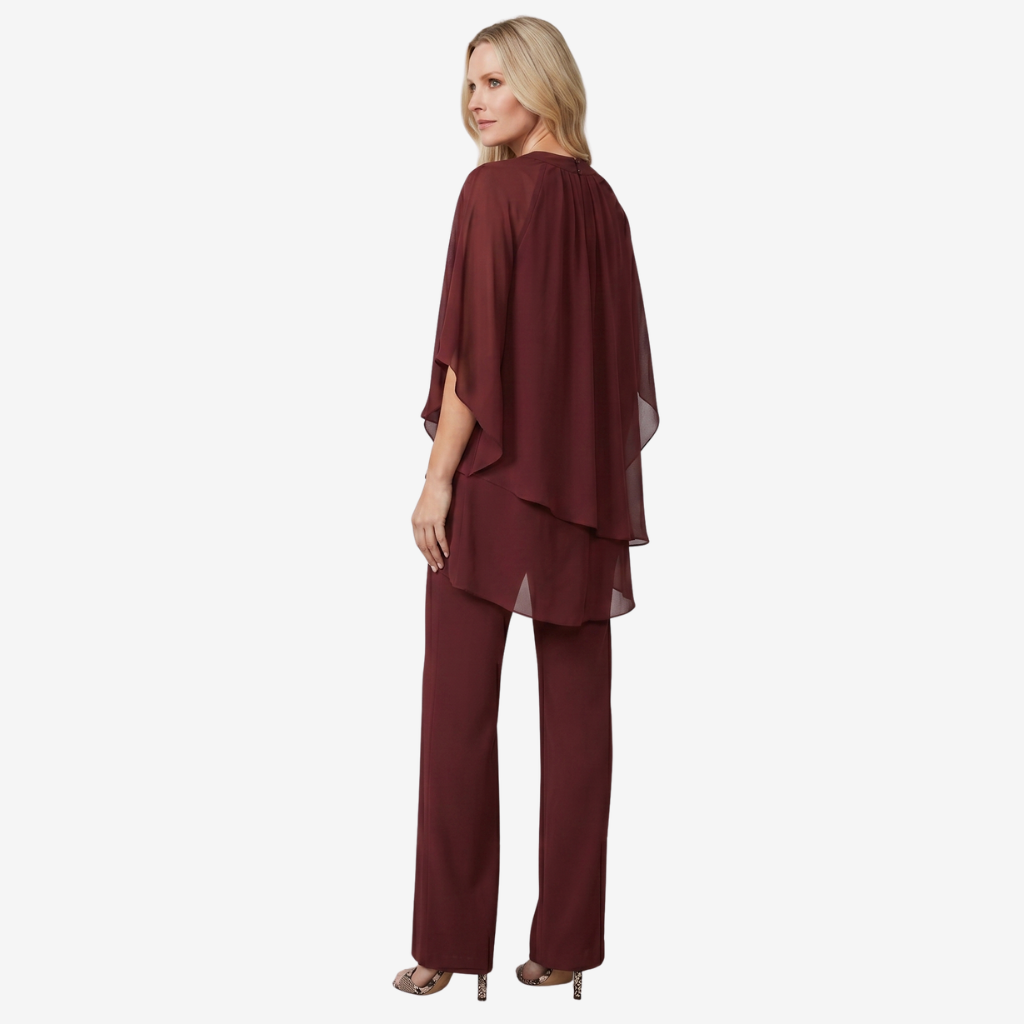 Coutivo - Ensemble 2 Pièces Femme Tissu Souple Coupe Large Style Chic