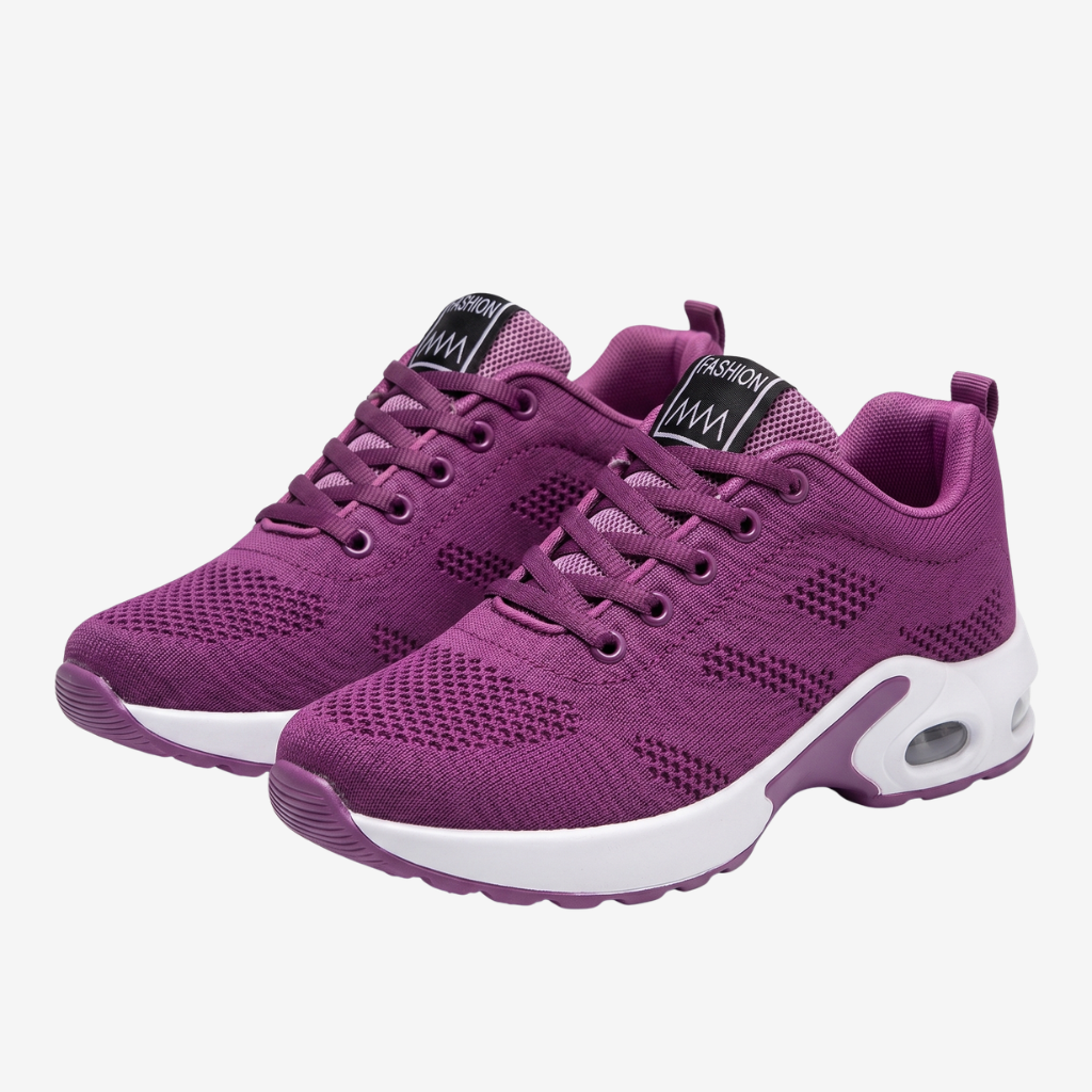Coutivo - Sneakers Femme Tissu Respirant Confort Léger Sport Printemps