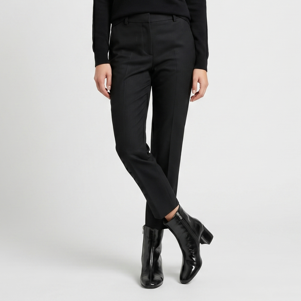 Coutivo - Bottines Femme Similicuir Confort Talon Bloc Style Classique