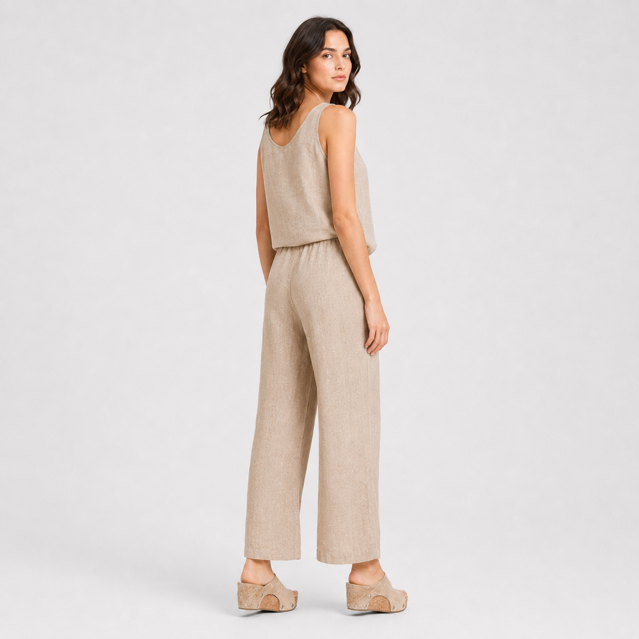 Coutivo - Sandales Femme Compensées Ouvertes Confort Léger Style Décontracté Élégant