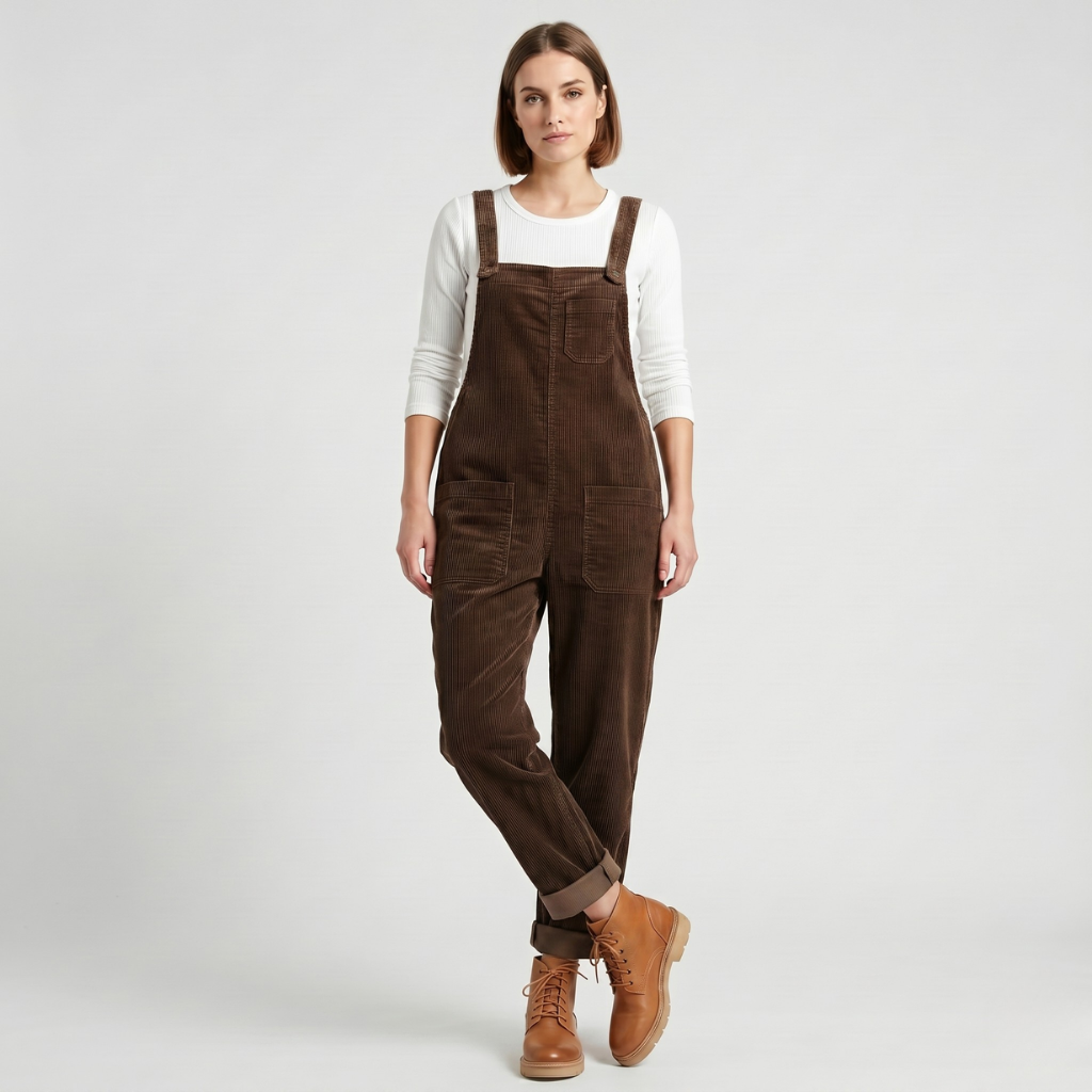 Coutivo - Combinaison Femme Bretelles Réglables Tenue Casual Élégante