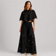 Coutivo - Ensemble Femme Dentelle Florale Deux Pièces Coupe Large Élégance Raffinée Style Chic