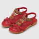 Coutivo - Sandales Femme Bohème Perles Décoratives Brides Croisées Confort Quotidien Style Élégant