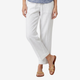 Coutivo - Pantalon Femme Lin Mélangé Léger Respirant Coupe Classique