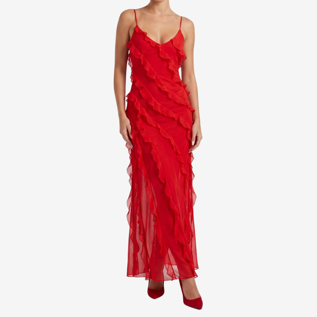 Coutivo - Robe Longue Élégante Femme Style Bohème Classique Coupe Empire