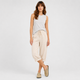 Coutivo - Pantalon Femme Lin Longueur Genou Taille Élastique Confort Léger Style Décontracté