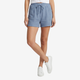 Coutivo - Short Femme Coton Lin Classique Taille Ajustable Style Intemporel