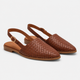 Coutivo - Ballerines Femme Bride Arrière Tressées Bout Pointu Élégance Confort Quotidien