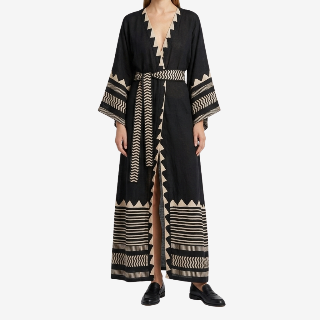 Coutivo - Kimono Plage Femme Léger Fluide Coupe Ample Été Élégant