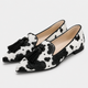 Coutivo - Ballerines Femme Motif Animal Pompons Élégance Classique Confort Quotidien