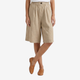 Coutivo - Short Femme Coton Taille Élastique Coupe Élégante Intemporelle