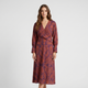 Coutivo - Robe Midi Femme Polyester Imprimé Confort Coupe Ample Casual