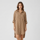 Coutivo - Blouse Longue Femme Lin Coupe Oversize Élégante Manches Longues