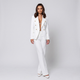 Coutivo - Blazer Femme Classique Double Boutonnage Coupe Slim Intemporelle