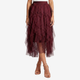 Coutivo - Jupe Midi Femme Tulle Multicouches Léger Coupe Évasée Élégante