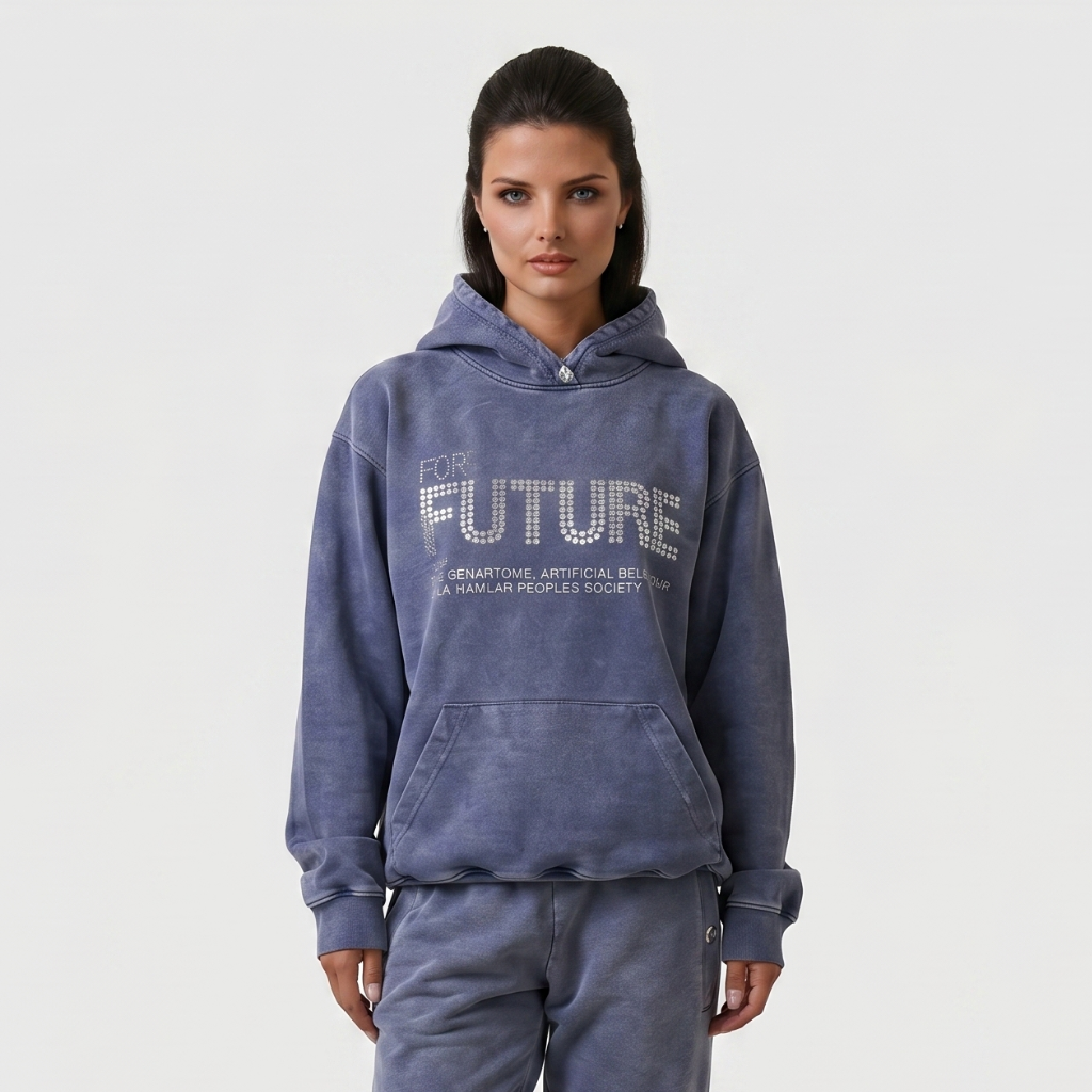 Coutivo - Sweat à Capuche Femme Doux Respirant Style Casual Moderne