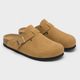 Coutivo - Sabots Femme Suédés Boucle Ajustable Confort Quotidien Style Minimaliste