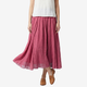 Coutivo - Jupe Maxi Femme Coton Lin Respirant Coupe Fluide Style Classique