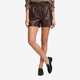 Coutivo - Short Femme Simili Cuir Minimaliste Taille Élastique Style Classique