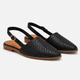 Coutivo - Ballerines Femme Bride Arrière Tressées Bout Pointu Élégance Confort Quotidien