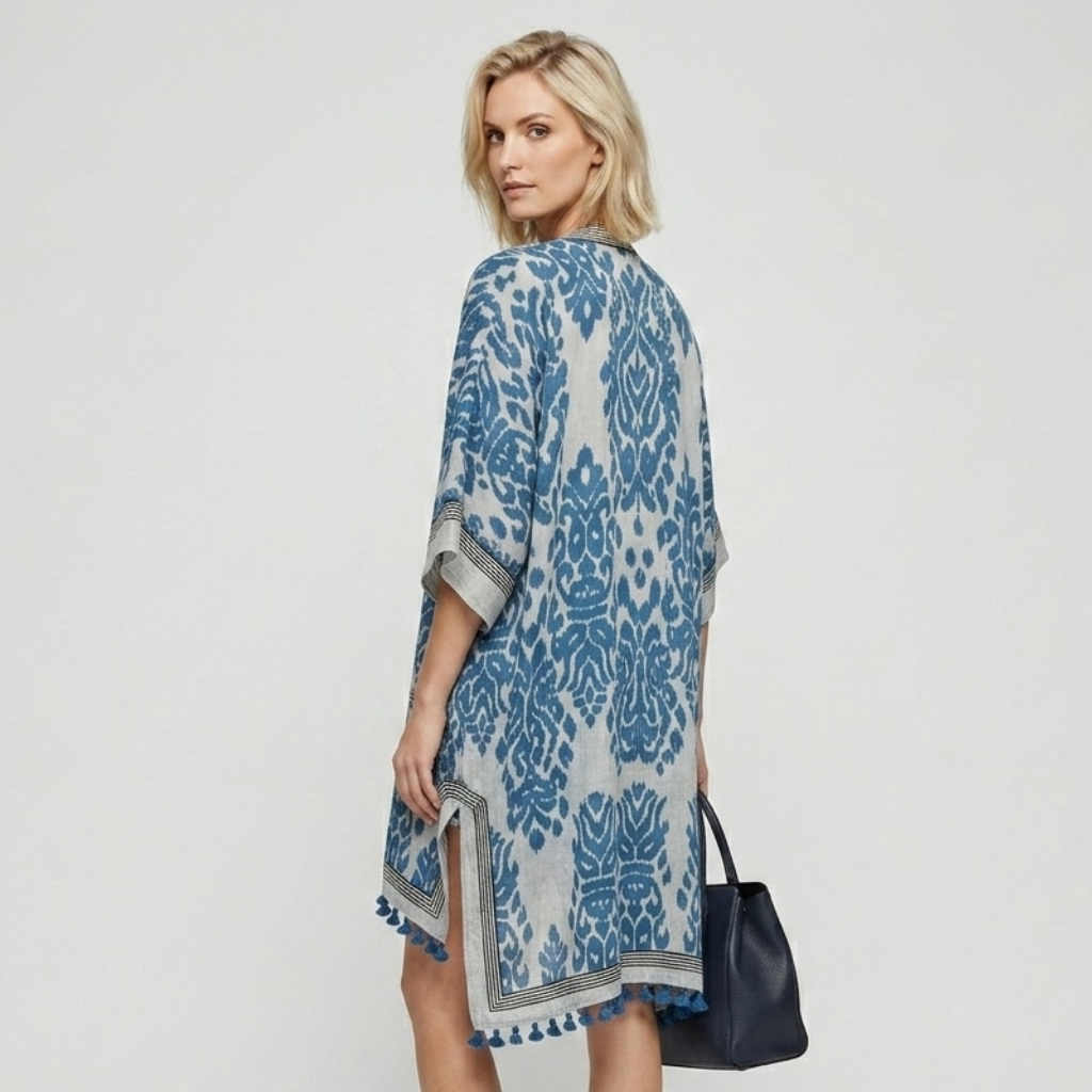 Coutivo - Kimono Femme Été Léger Respirant Plage Viscose Confort
