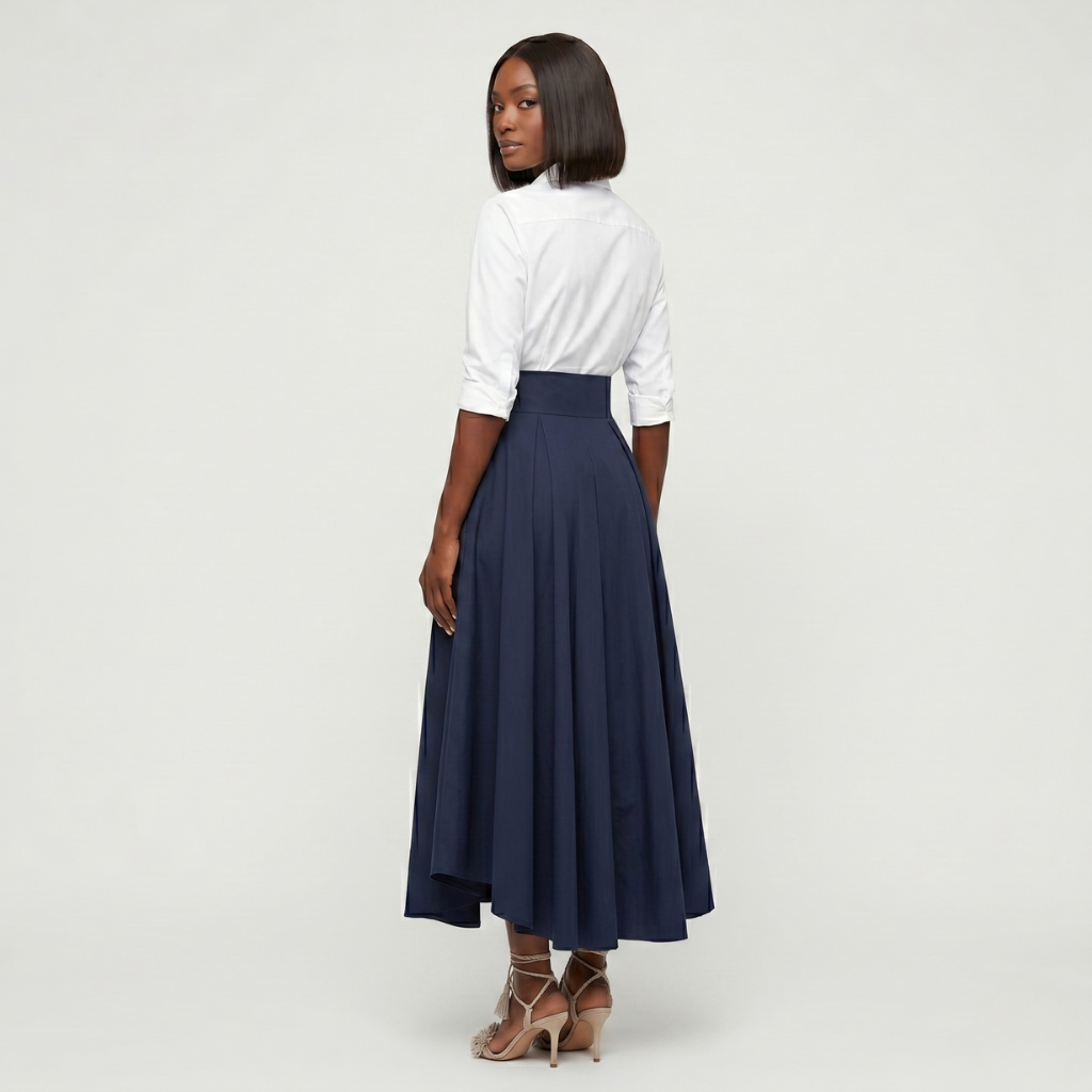 Coutivo - Jupe Longue Femme Élégante Coupe Fluide Style Intemporel
