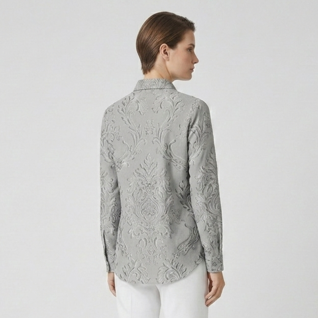 Coutivo - Chemisier Femme Imprimé Floral Élégant Style Classique