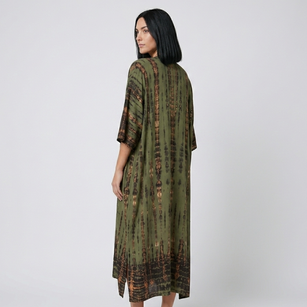 Coutivo - Kimono Long Femme Fluide Oversize Pour Plage