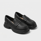 Coutivo - Mocassins Femme Semelle Crantée Détail Métallique Élégance Classique Confort Quotidien