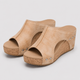 Coutivo - Sandales Femme Compensées Ouvertes Confort Léger Style Décontracté Élégant