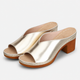 Coutivo - Mules Femme Talon Bloc Bout Ouvert Élégance Moderne Confort Quotidien