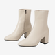 Coutivo - Bottines Femme Similicuir Confort Talon Bloc Style Classique