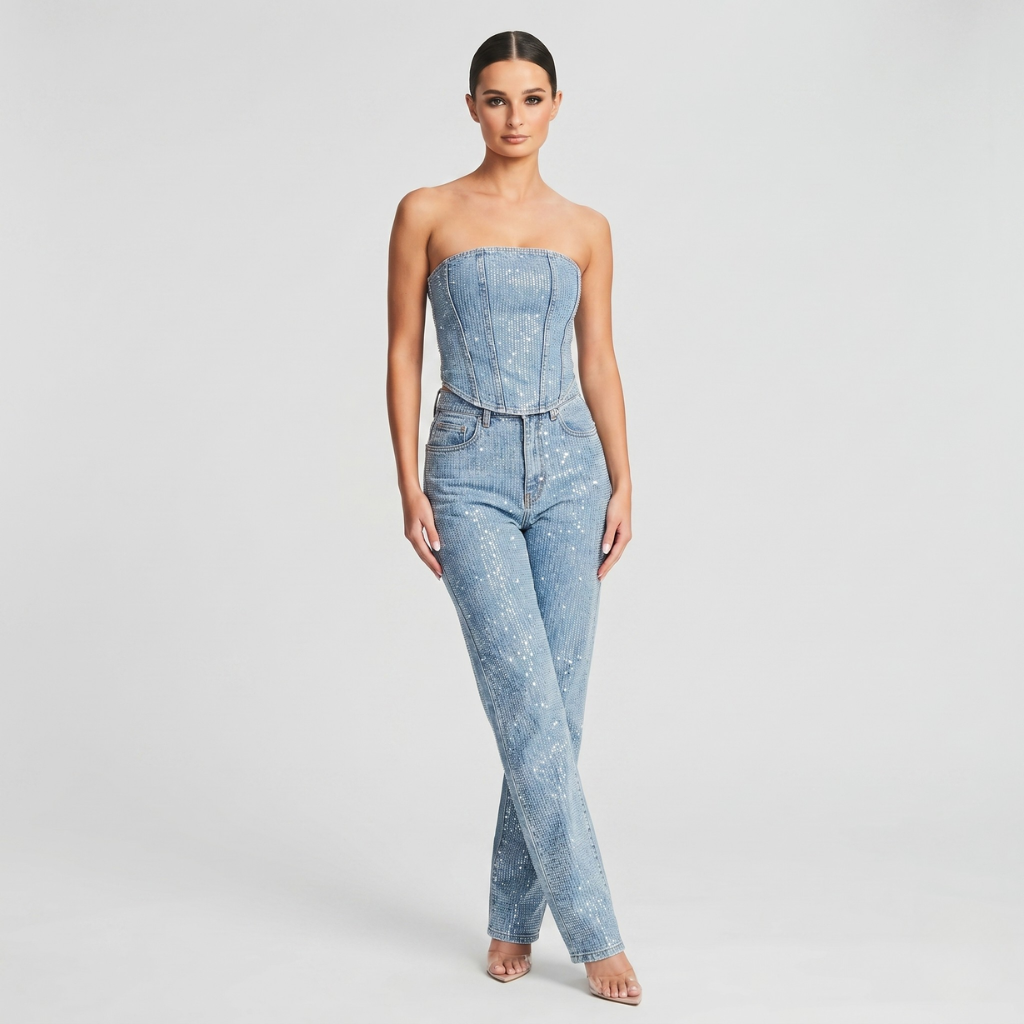 Coutivo - Combinaison Femme Classique Minimaliste Silhouette Raffinée