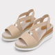 Coutivo - Sandales Femme Compensées Brides Élastiques Confort Léger Style Moderne Élégant