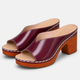 Coutivo - Mules Femme Talon Bloc Bout Ouvert Élégance Moderne Confort Quotidien