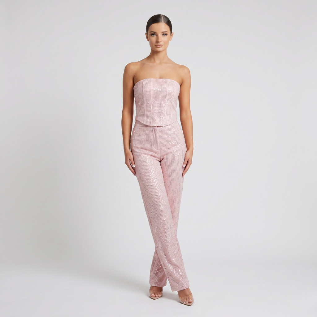 Coutivo - Combinaison Femme Classique Minimaliste Silhouette Raffinée