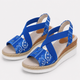 Coutivo - Sandales Femme Compensées Brides Élastiques Confort Léger Style Moderne Élégant