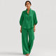 Coutivo - Ensemble Femme Deux Pièces Lin Coupe Ample Boutonnée Élégance Décontractée Confort Léger