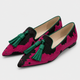 Coutivo - Ballerines Femme Motif Animal Pompons Élégance Classique Confort Quotidien